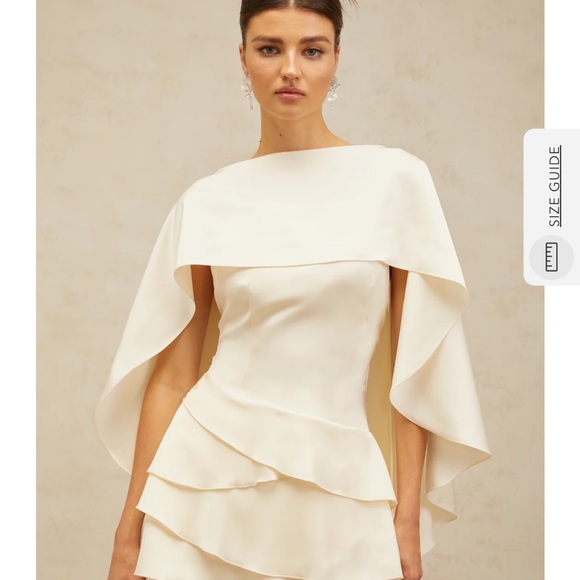 Chic Cream Backless Mini Dress - Picture 1 of 3